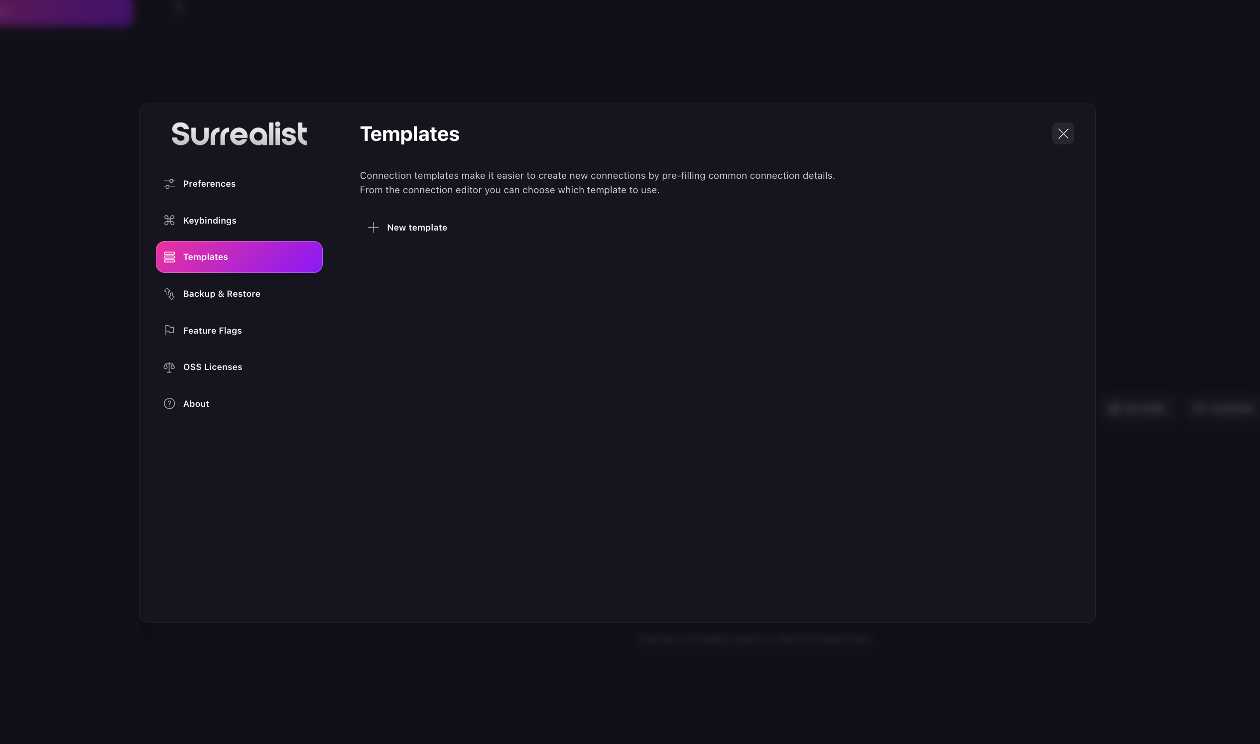 Surrealist Templates